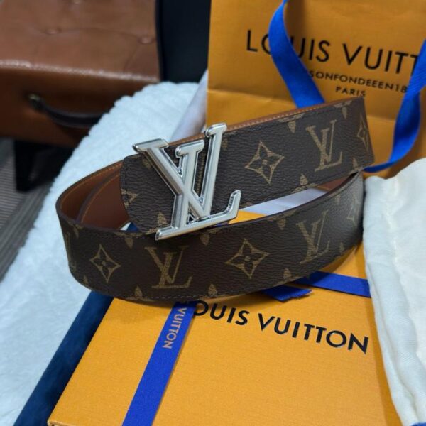 replica,repliche,fake,1:1,earrings,bracelet,ring,jewelry LV Louis Vuitton M8846 Monogramma nero Larghezza 4,0 cm Nuova fibbia boutique LV (AOZ8S)
