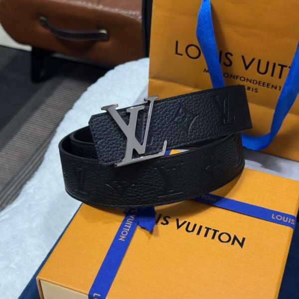 replica,repliche,fake,1:1,earrings,bracelet,ring,jewelry LV Louis Vuitton Lychee Togo bifacciale Larghezza 4,0 cm Fibbia di lusso LV (84S3J)