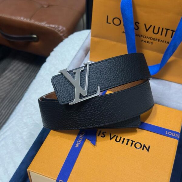 replica,repliche,fake,1:1,earrings,bracelet,ring,jewelry LV Louis Vuitton Reversible Lychee Togo Larghezza 4,0 cm Fibbia di lusso LV (BWSVR)