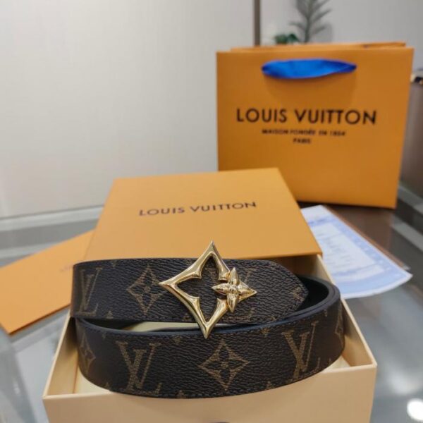 replica,repliche,fake,1:1,earrings,bracelet,ring,jewelry Cintura da donna Lv, larghezza 3,0 cm (RNLNH)