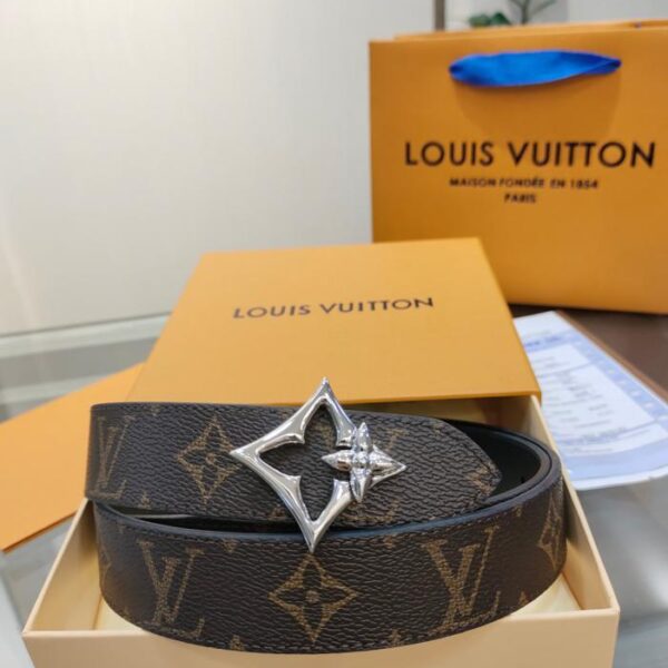replica,repliche,fake,1:1,earrings,bracelet,ring,jewelry Cintura da donna Lv, larghezza 3,0 cm (U3XKB)