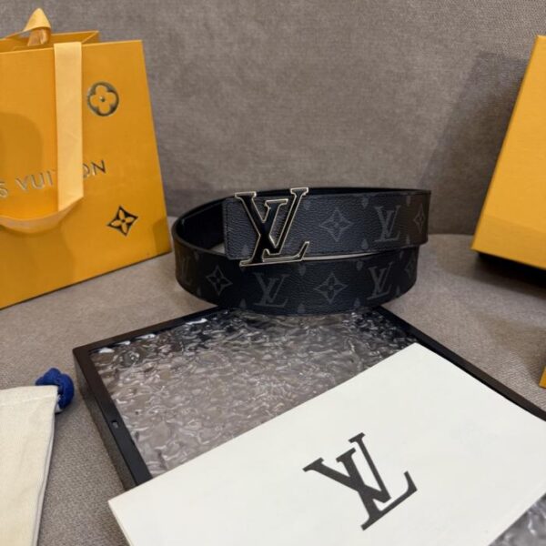 replica,repliche,fake,1:1,earrings,bracelet,ring,jewelry Cintura da uomo LV nuova, larghezza 4 cm (1ZDEF)