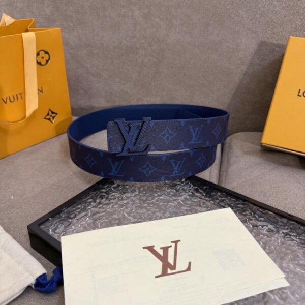 replica,repliche,fake,1:1,earrings,bracelet,ring,jewelry Cintura da uomo LV nuova, larghezza 4 cm (K7Y7A)