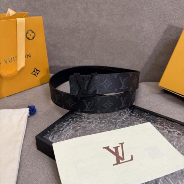 replica,repliche,fake,1:1,earrings,bracelet,ring,jewelry Cintura da uomo LV nuova, larghezza 4 cm (LVQEW)