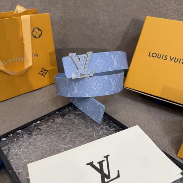replica,repliche,fake,1:1,earrings,bracelet,ring,jewelry Cintura da uomo LV nuova, larghezza 4 cm (XD7RZ)