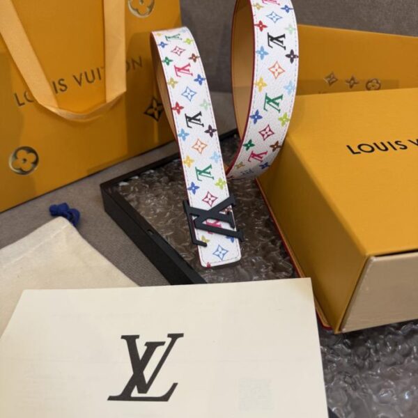 replica,repliche,fake,1:1,earrings,bracelet,ring,jewelry Cintura LV tricolore Murakami Takashi 3,0 cm (PKKVJ)