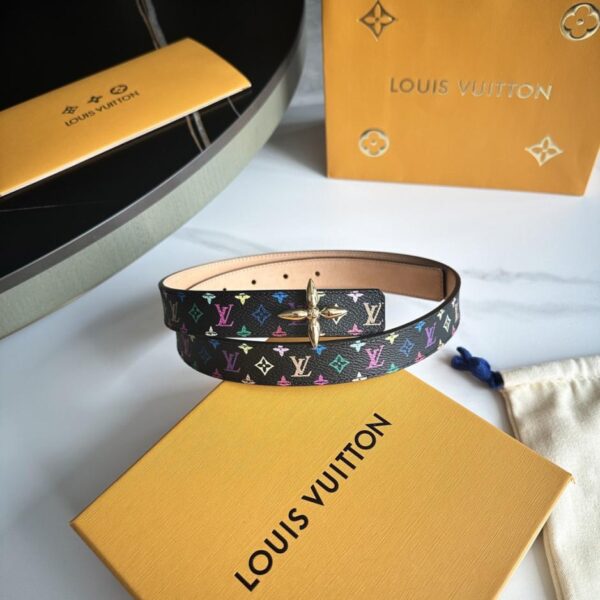 replica,repliche,fake,1:1,earrings,bracelet,ring,jewelry Cintura originale da donna LOUIS VUITTON, nuova arrivata, larghezza 25 mm (1OHLY)