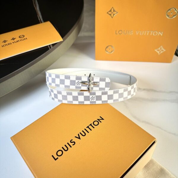 replica,repliche,fake,1:1,earrings,bracelet,ring,jewelry Cintura originale da donna LOUIS VUITTON, nuova arrivata, larghezza 25 mm (3OLY9)