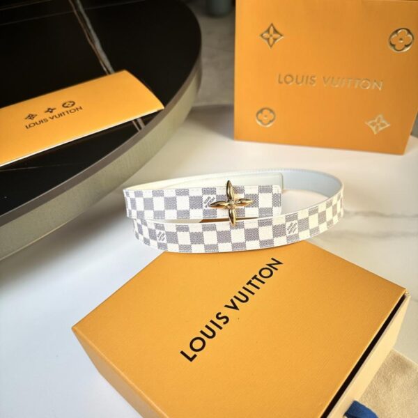 replica,repliche,fake,1:1,earrings,bracelet,ring,jewelry Cintura originale da donna LOUIS VUITTON, nuova arrivata, larghezza 25 mm (BW412)
