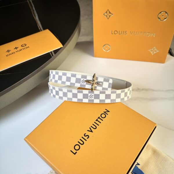 replica,repliche,fake,1:1,earrings,bracelet,ring,jewelry Cintura originale da donna LOUIS VUITTON, nuova arrivata, larghezza 25 mm (TNNW1)