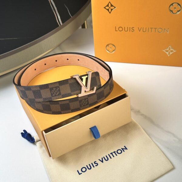 replica,repliche,fake,1:1,earrings,bracelet,ring,jewelry Cintura originale da donna LOUIS VUITTON, nuova arrivata, larghezza 30 mm (K1LVG)