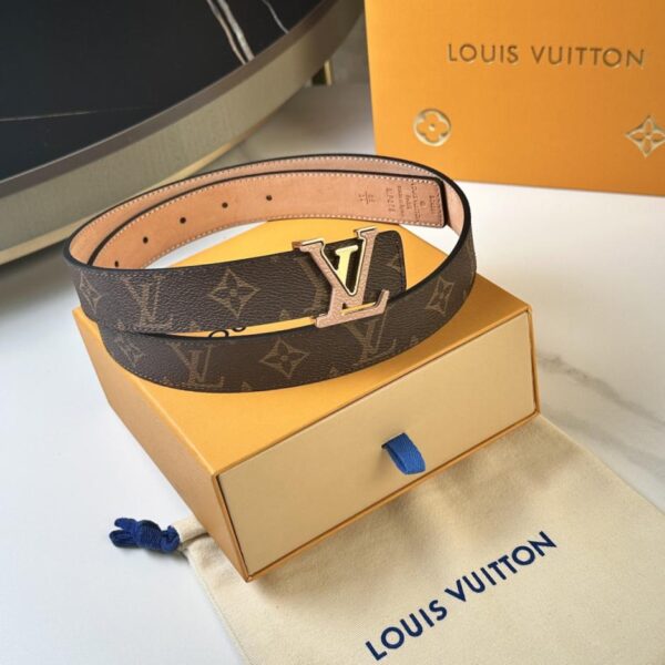 replica,repliche,fake,1:1,earrings,bracelet,ring,jewelry Cintura originale da donna LOUIS VUITTON, nuova arrivata, larghezza 30 mm (M08I1)