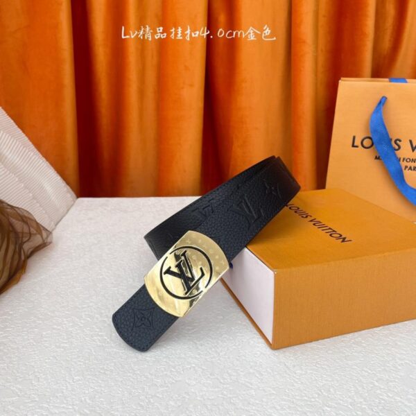replica,repliche,fake,1:1,earrings,bracelet,ring,jewelry 【LOUIS VUITTON】Fibbia classica originale Boutique Larghezza 4,0 cm (03G8U)