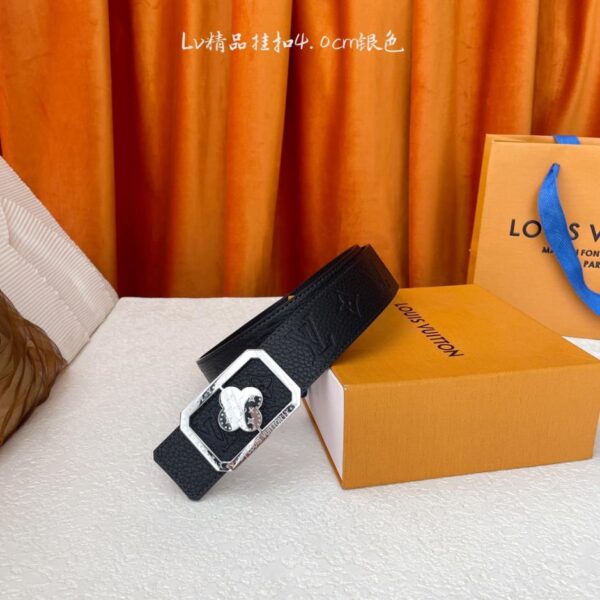 replica,repliche,fake,1:1,earrings,bracelet,ring,jewelry 【LOUIS VUITTON】Fibbia classica originale Boutique Larghezza 4,0 cm (1UKNC)