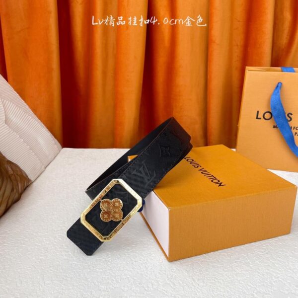 replica,repliche,fake,1:1,earrings,bracelet,ring,jewelry 【LOUIS VUITTON】Fibbia classica originale Boutique Larghezza 4,0 cm (9CVCR)