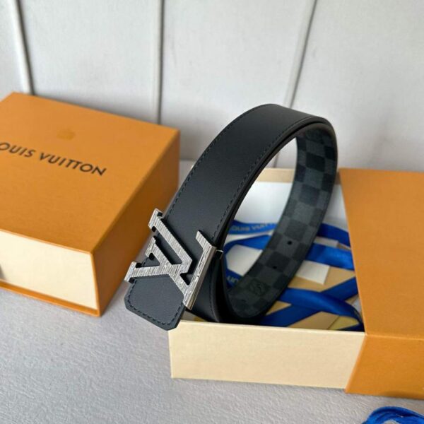 replica,repliche,fake,1:1,earrings,bracelet,ring,jewelry Cintura originale da uomo LOUIS VUITTON nuova, larghezza 35 mm (F0W6S)