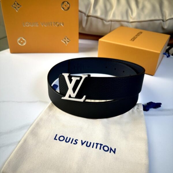 replica,repliche,fake,1:1,earrings,bracelet,ring,jewelry Cintura originale da uomo LOUIS VUITTON nuova, larghezza 40 mm (AWUY1)