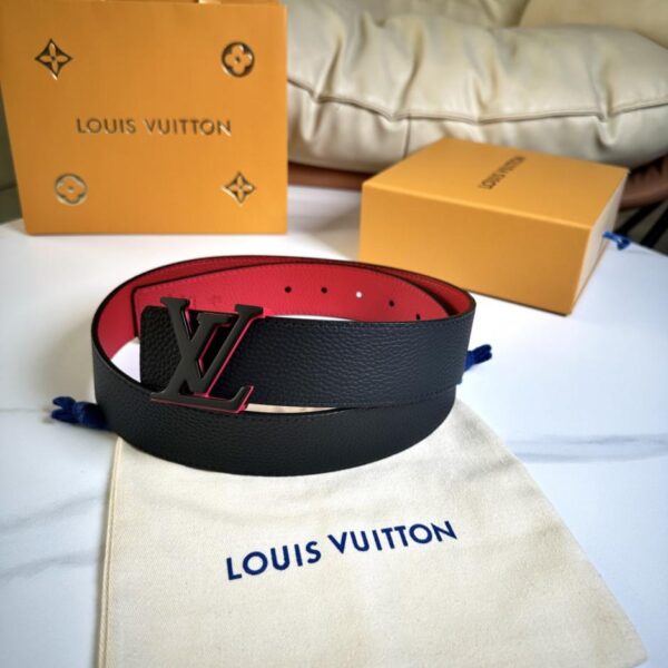 replica,repliche,fake,1:1,earrings,bracelet,ring,jewelry Cintura originale da uomo LOUIS VUITTON nuova, larghezza 40 mm (CTUXL)