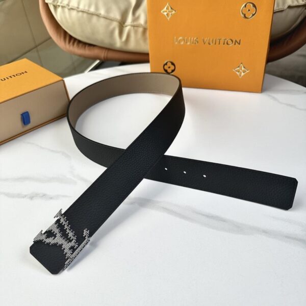 replica,repliche,fake,1:1,earrings,bracelet,ring,jewelry Cintura originale da uomo LOUIS VUITTON, nuova arrivata, larghezza 40 mm (JB8XI)