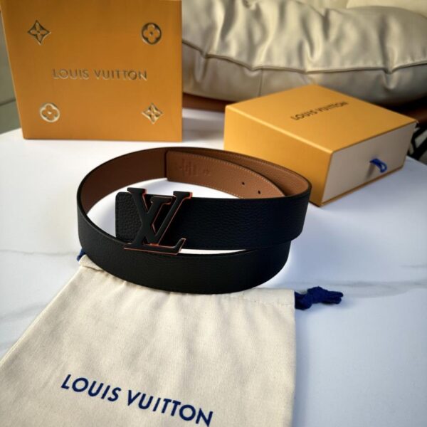 replica,repliche,fake,1:1,earrings,bracelet,ring,jewelry Cintura originale da uomo LOUIS VUITTON nuova, larghezza 40 mm (KCEST)
