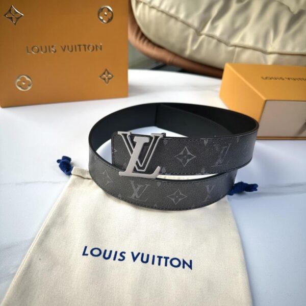 replica,repliche,fake,1:1,earrings,bracelet,ring,jewelry Cintura originale da uomo LOUIS VUITTON nuova, larghezza 40 mm (VS33X)
