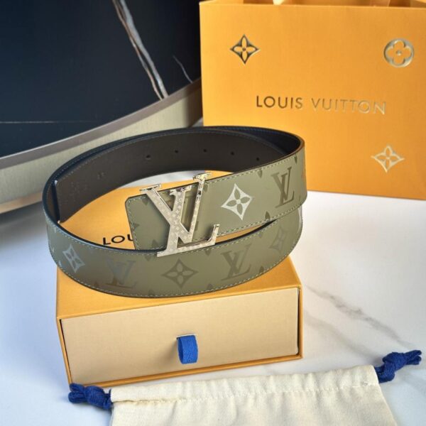 replica,repliche,fake,1:1,earrings,bracelet,ring,jewelry Cintura originale da uomo LOUIS VUITTON nuova, larghezza 40 mm (I0QIP)