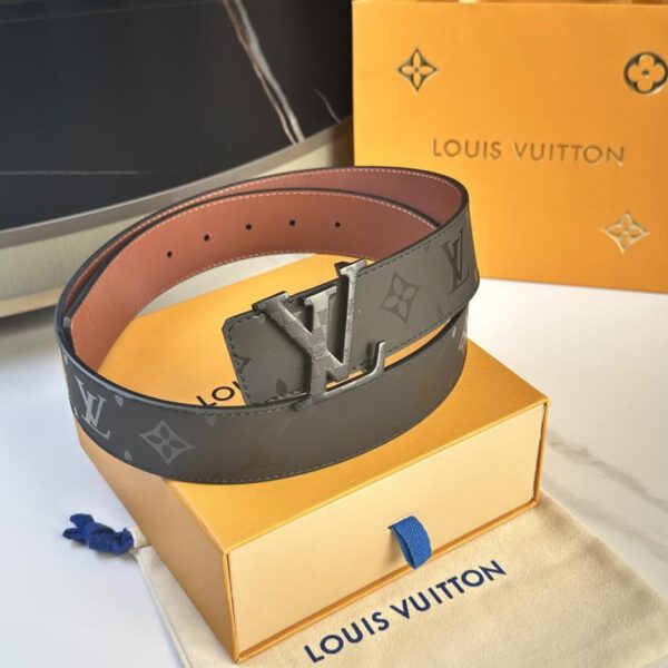replica,repliche,fake,1:1,earrings,bracelet,ring,jewelry Cintura originale da uomo LOUIS VUITTON nuova, larghezza 40 mm (MBVVT)
