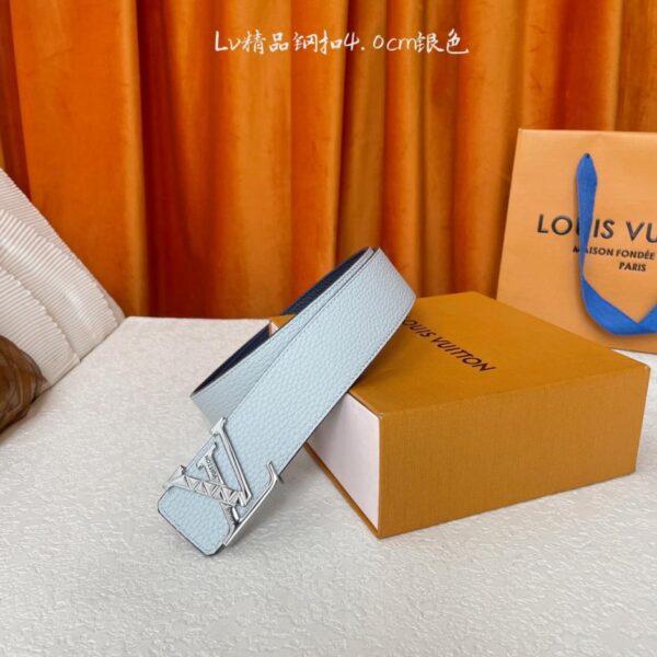 replica,repliche,fake,1:1,earrings,bracelet,ring,jewelry 【LOUIS VUITTON】 Fibbia in acciaio originale classica di qualità originale con motivo litchi su entrambi i lati, larghezza 4,0 cm (46RXH)