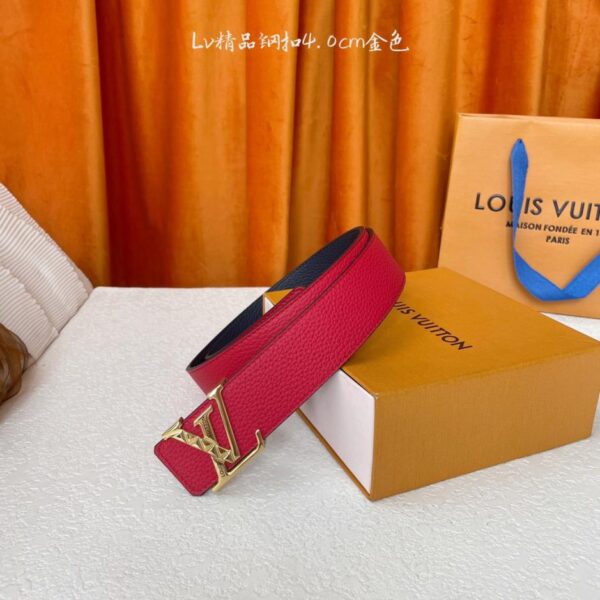 replica,repliche,fake,1:1,earrings,bracelet,ring,jewelry 【LOUIS VUITTON】 Fibbia in acciaio originale classica di qualità originale con motivo litchi su entrambi i lati, larghezza 4,0 cm (R0KX8)