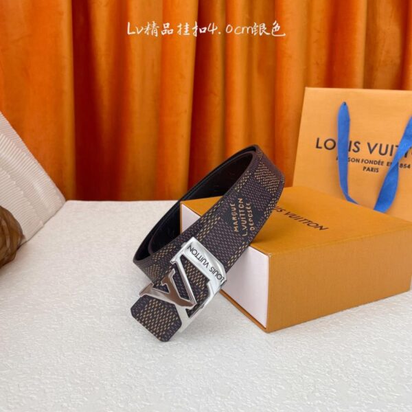 replica,repliche,fake,1:1,earrings,bracelet,ring,jewelry 【LOUIS VUITTON】Classica qualità originale Pelle stampata classica con suola in pelle goffrata originale Fibbia boutique originale larghezza 4,0 cm (54WKI)