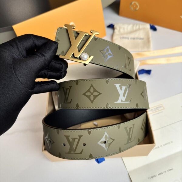 replica,repliche,fake,1:1,earrings,bracelet,ring,jewelry Cintura originale da uomo LOUIS VUITTON, nuova arrivata, larghezza 40 mm (FL7I2)