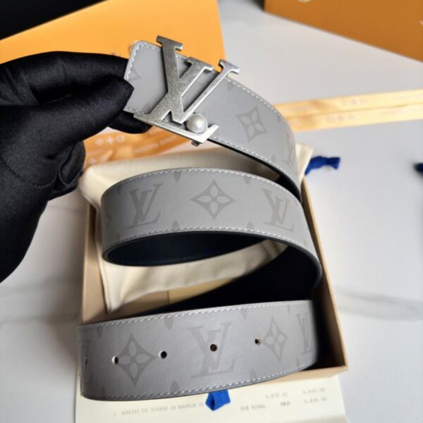 replica,repliche,fake,1:1,earrings,bracelet,ring,jewelry Cintura originale da uomo LOUIS VUITTON nuova, larghezza 40 mm (RCUPX)