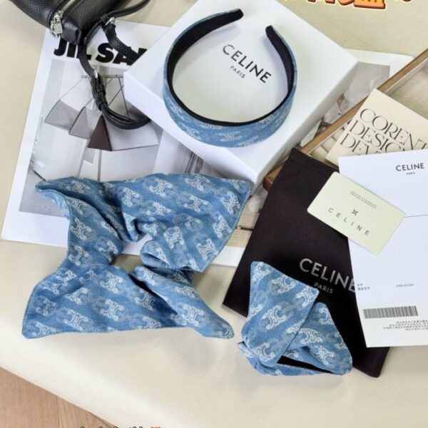 replica,repliche,fake,1:1,earrings,bracelet,ring,jewelry Set regalo di accessori per capelli Celine, 3 pezzi (K1E9M)