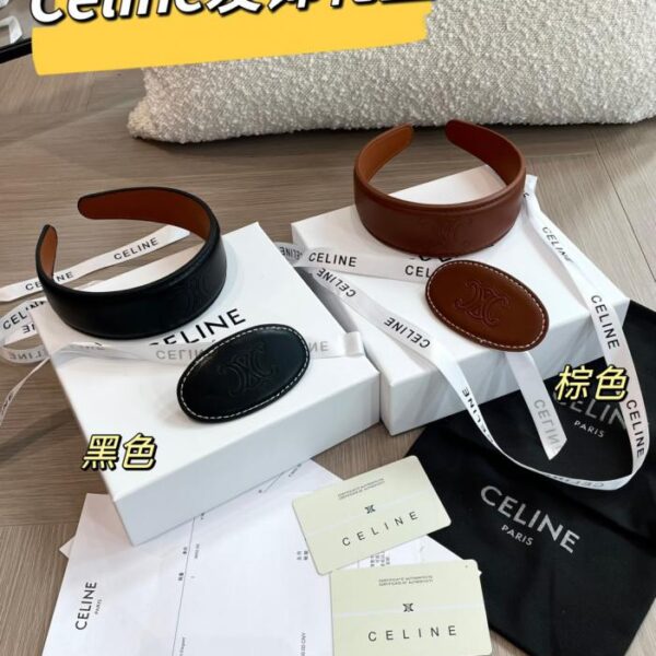 replica,repliche,fake,1:1,earrings,bracelet,ring,jewelry Celine Super Beautiful Minimalist Hair Accessories Headband + Hair Clip – Confezione regalo da due pezzi (7Q11R)