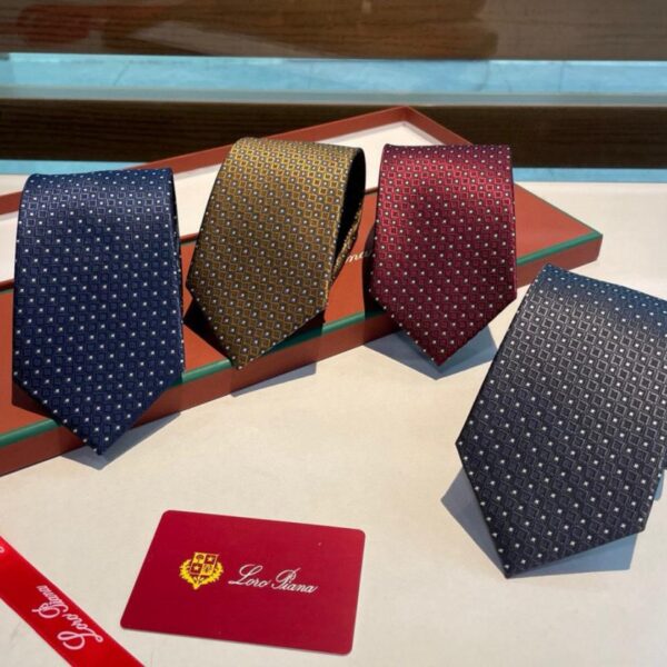 replica,repliche,fake,1:1,earrings,bracelet,ring,jewelry Cravatta da uomo elegante stile bancone Loro Piana (2H5UK)