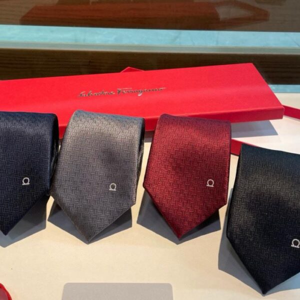 replica,repliche,fake,1:1,earrings,bracelet,ring,jewelry Nuova serie di cravatte da uomo Ferragamo in 100% seta twill di prima qualità, fatte a mano e personalizzate (LBGZO)