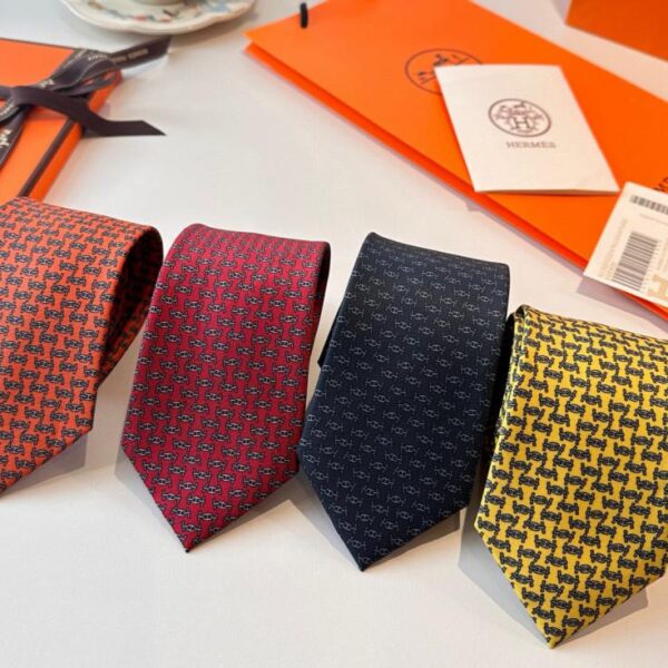 replica,repliche,fake,1:1,earrings,bracelet,ring,jewelry Nuova serie di cravatte da uomo Hermès (JXSGQ)