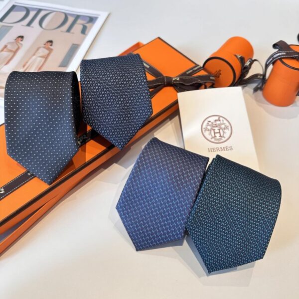 replica,repliche,fake,1:1,earrings,bracelet,ring,jewelry Nuova serie di cravatte da uomo Hermes [H Dot Tie] (JUX53)