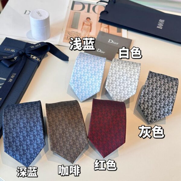replica,repliche,fake,1:1,earrings,bracelet,ring,jewelry Cravatta Dior con stampa pixel obliqua blu (I6V79)