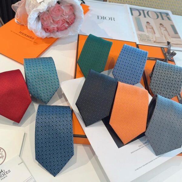 replica,repliche,fake,1:1,earrings,bracelet,ring,jewelry Nuova collezione di cravatte da uomo Hermès in 100% seta twill di prima qualità, personalizzazione fatta a mano (S92AF)