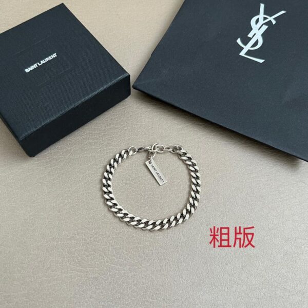 Bracciale fatto a mano Yves Saint Laurent in ottone originale (EE5KT)