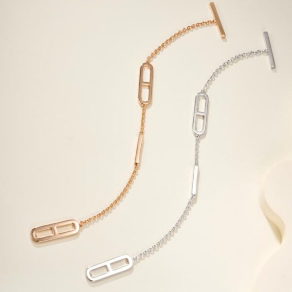 replica,repliche,fake,1:1,earrings,bracelet,ring,jewelry Bracciale a forma di naso di maiale H senza diamanti (F5BRM)