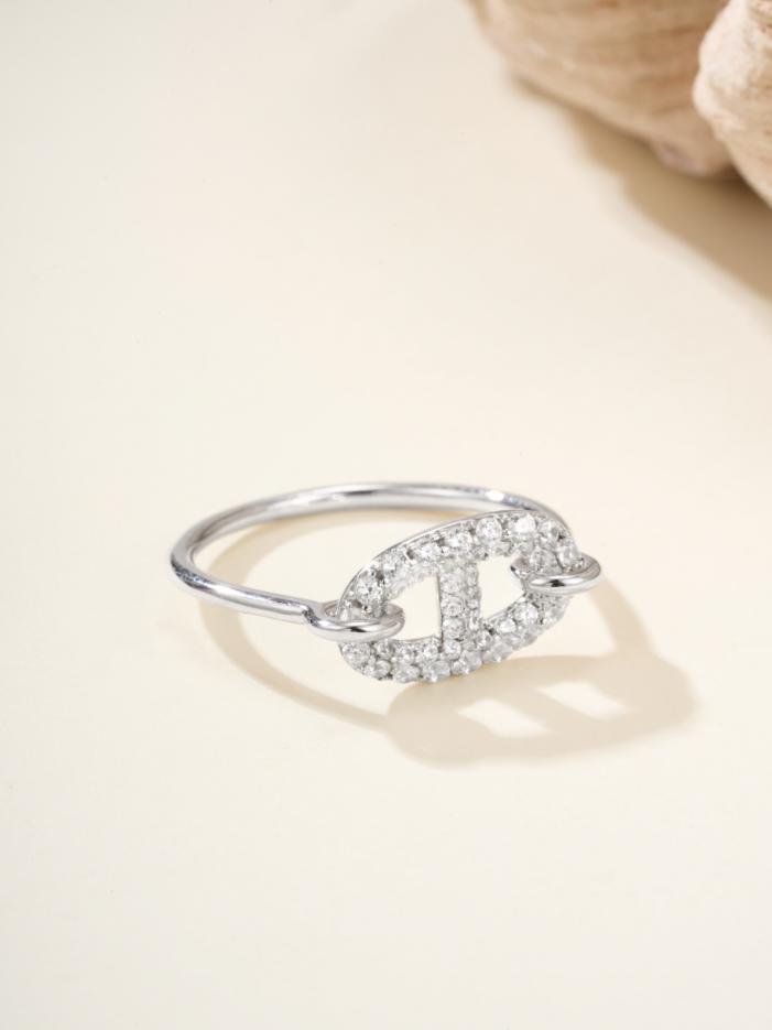 replica,repliche,fake,1:1,earrings,bracelet,ring,jewelry Anello con diamanti a forma di naso di maiale (C8VQ3) replica,repliche,fake,1:1,earrings,bracelet,ring,jewelry Anello con diamanti a forma di naso di maiale (C8VQ3)
