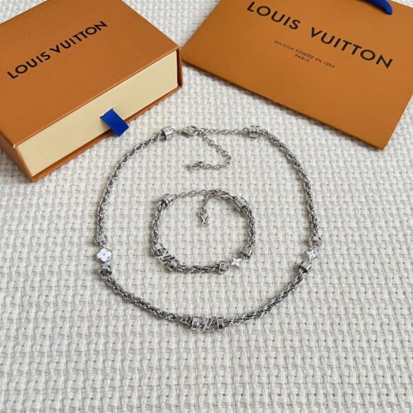 replica,repliche,fake,1:1,earrings,bracelet,ring,jewelry Collana LV originale (NKNU3)