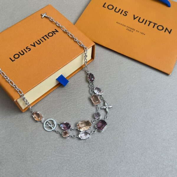 replica,repliche,fake,1:1,earrings,bracelet,ring,jewelry Collana LV originale (E5KKG)