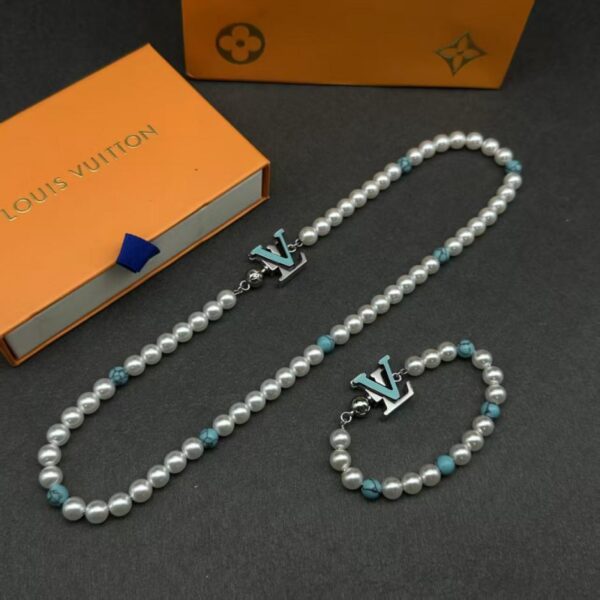 replica,repliche,fake,1:1,earrings,bracelet,ring,jewelry Bracciale + Collana (I3S5I)