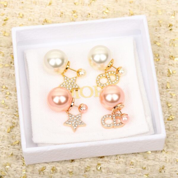 replica,repliche,fake,1:1,earrings,bracelet,ring,jewelry Orecchini Dior con lettere di perle (0D0WM)
