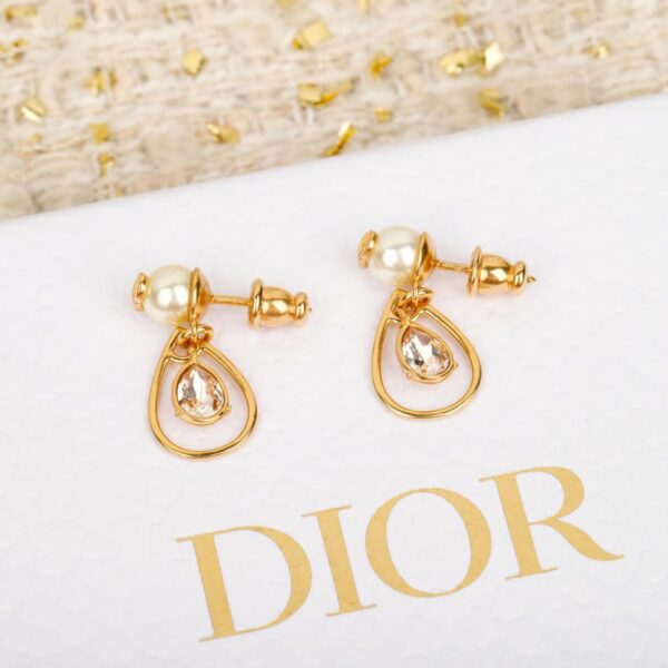 replica,repliche,fake,1:1,earrings,bracelet,ring,jewelry Orecchini a goccia con perle CD (5AA7D)
