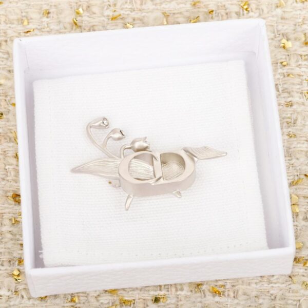 replica,repliche,fake,1:1,earrings,bracelet,ring,jewelry Spilla D CD Mughetto (PJA3N)