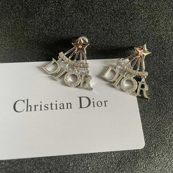 replica,repliche,fake,1:1,earrings,bracelet,ring,jewelry Orecchini Dior di seconda mano (uguali a quelli del bancone) (72W8X)